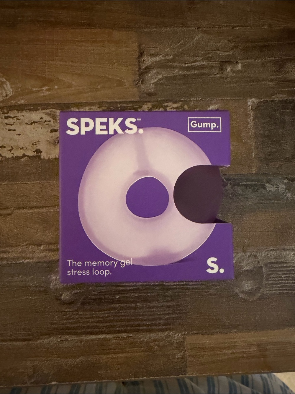 Purple Spek Squeezable Gel Stress Toy - Mist